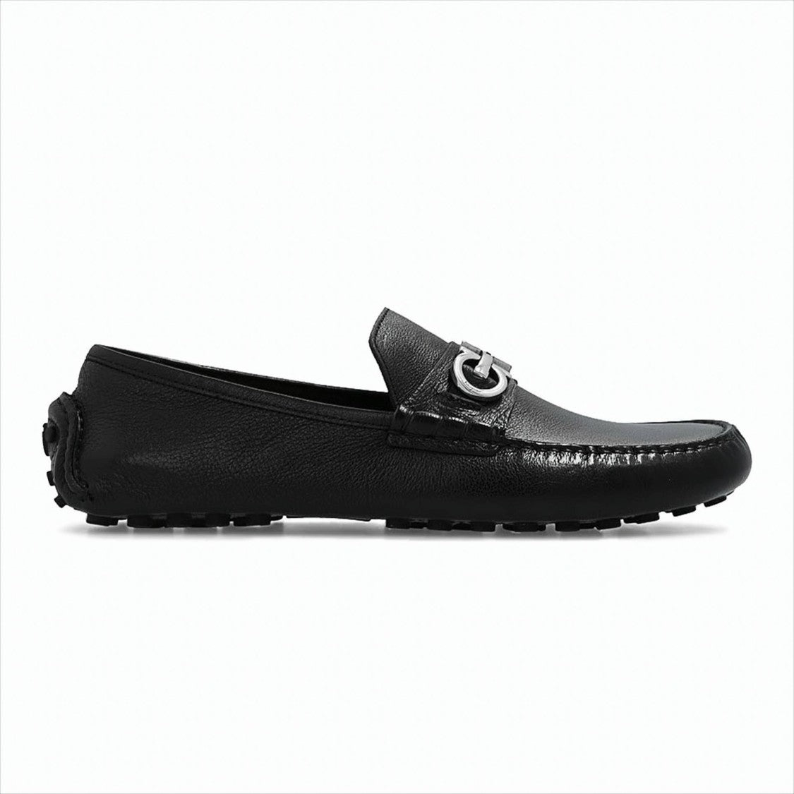 Textured Buffalo Leather Driving Shoes