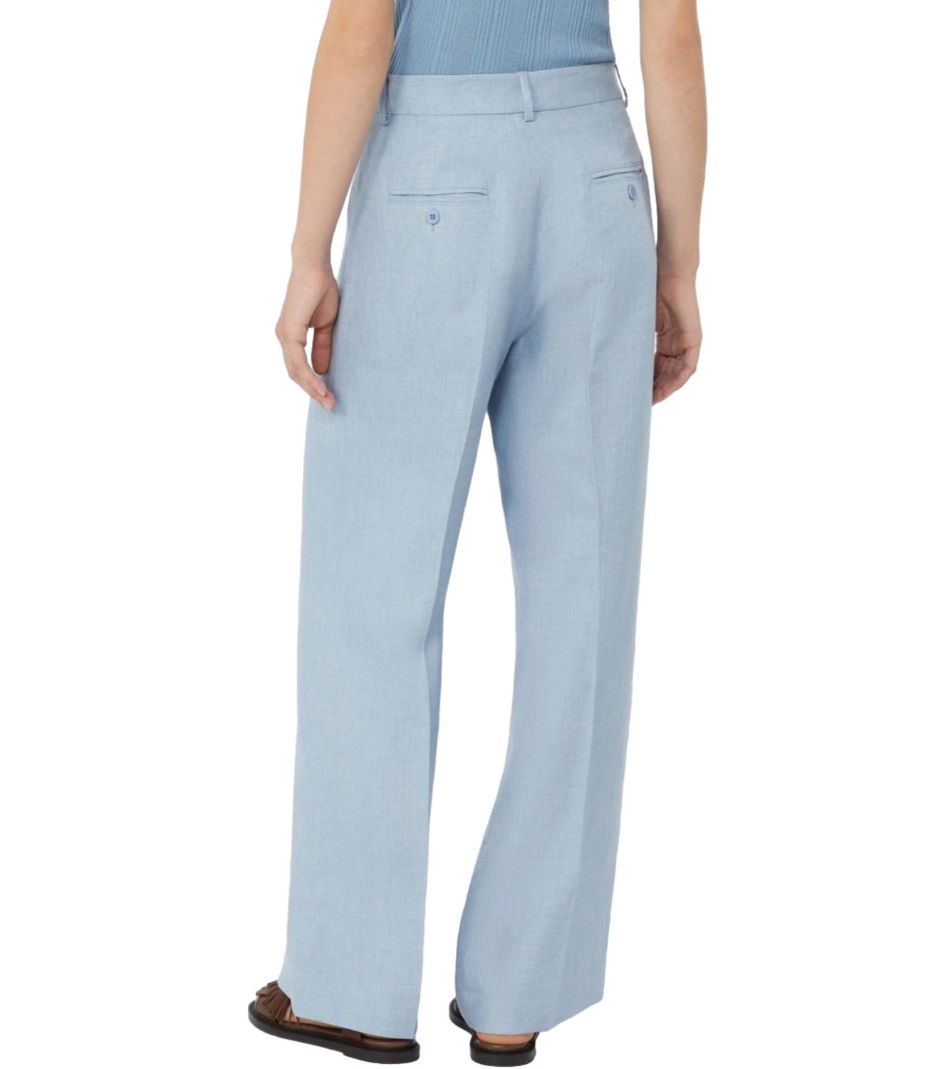 Light Blue Wkdmalizia Wool Trousers