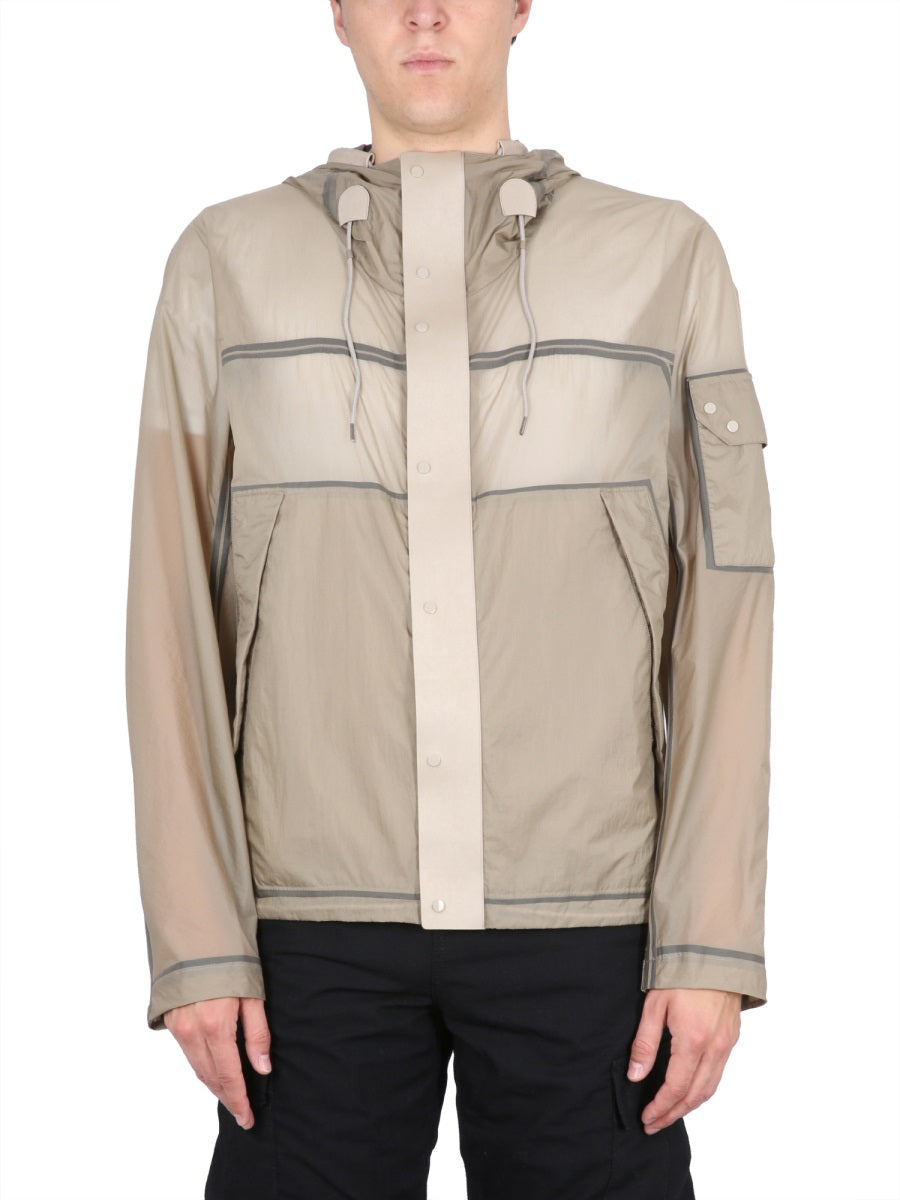 Bonded Anorak Jacket with Adjustable Hood