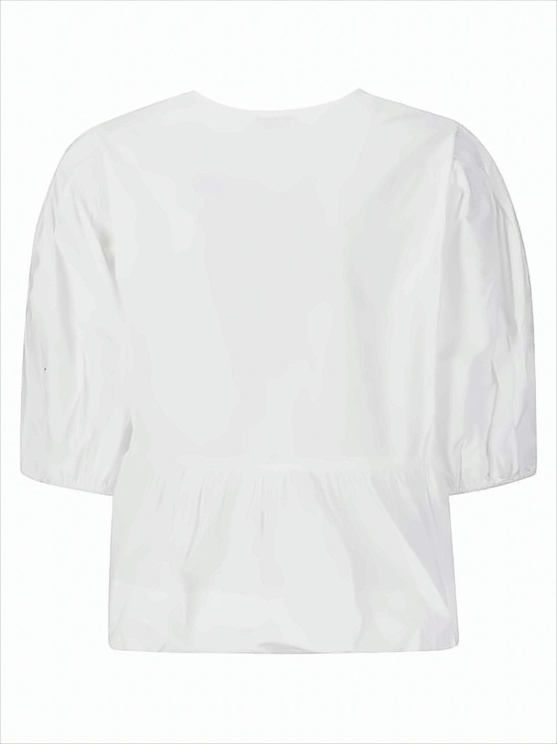 Crisp White Cotton Blouse