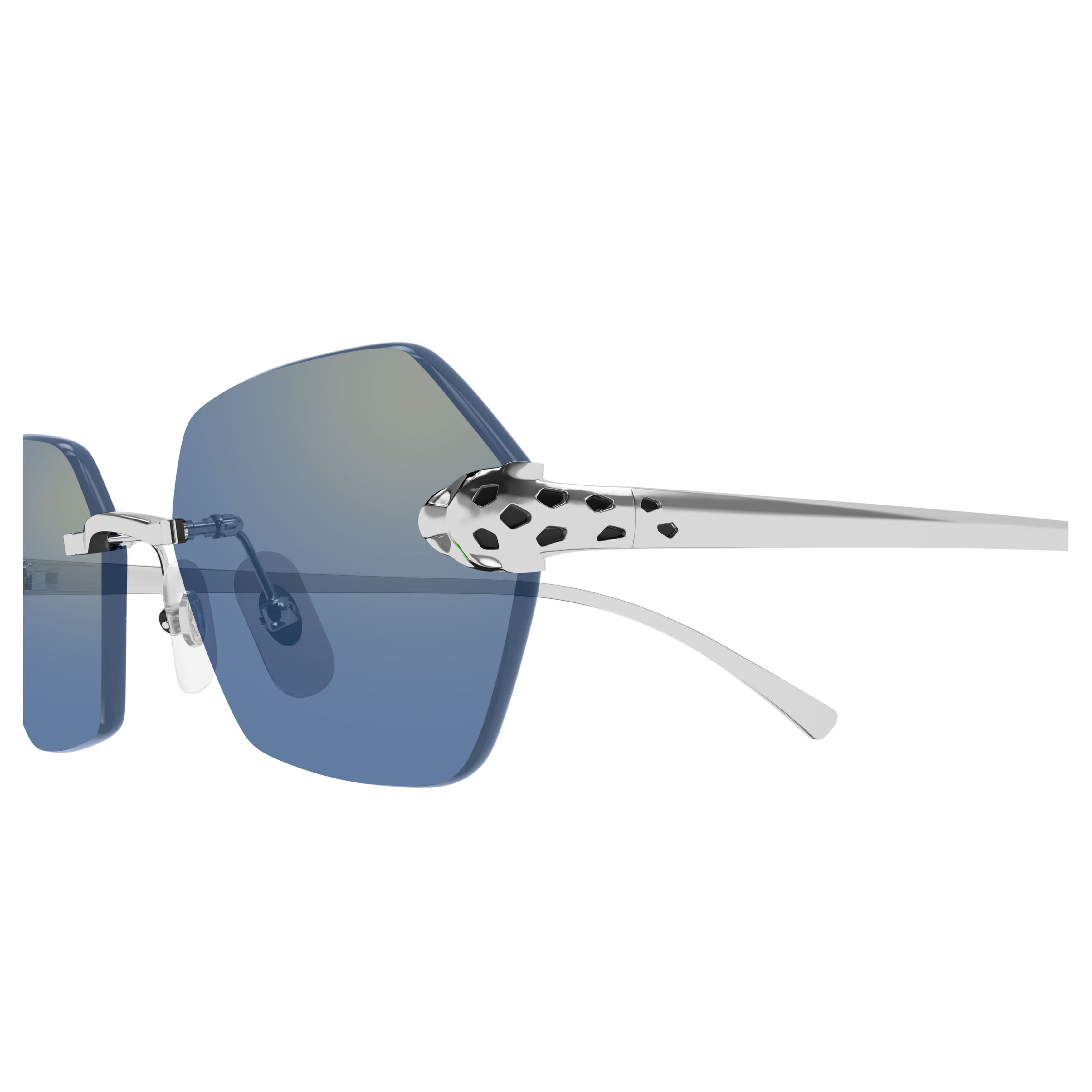 Ct0636s Rimless Hexagonal Sunglasses
