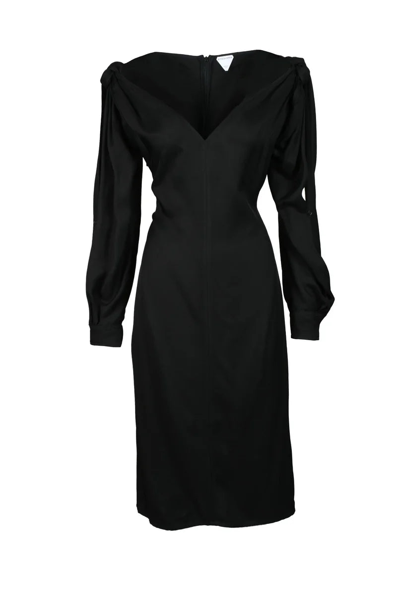 Long Dress Viscose - Black