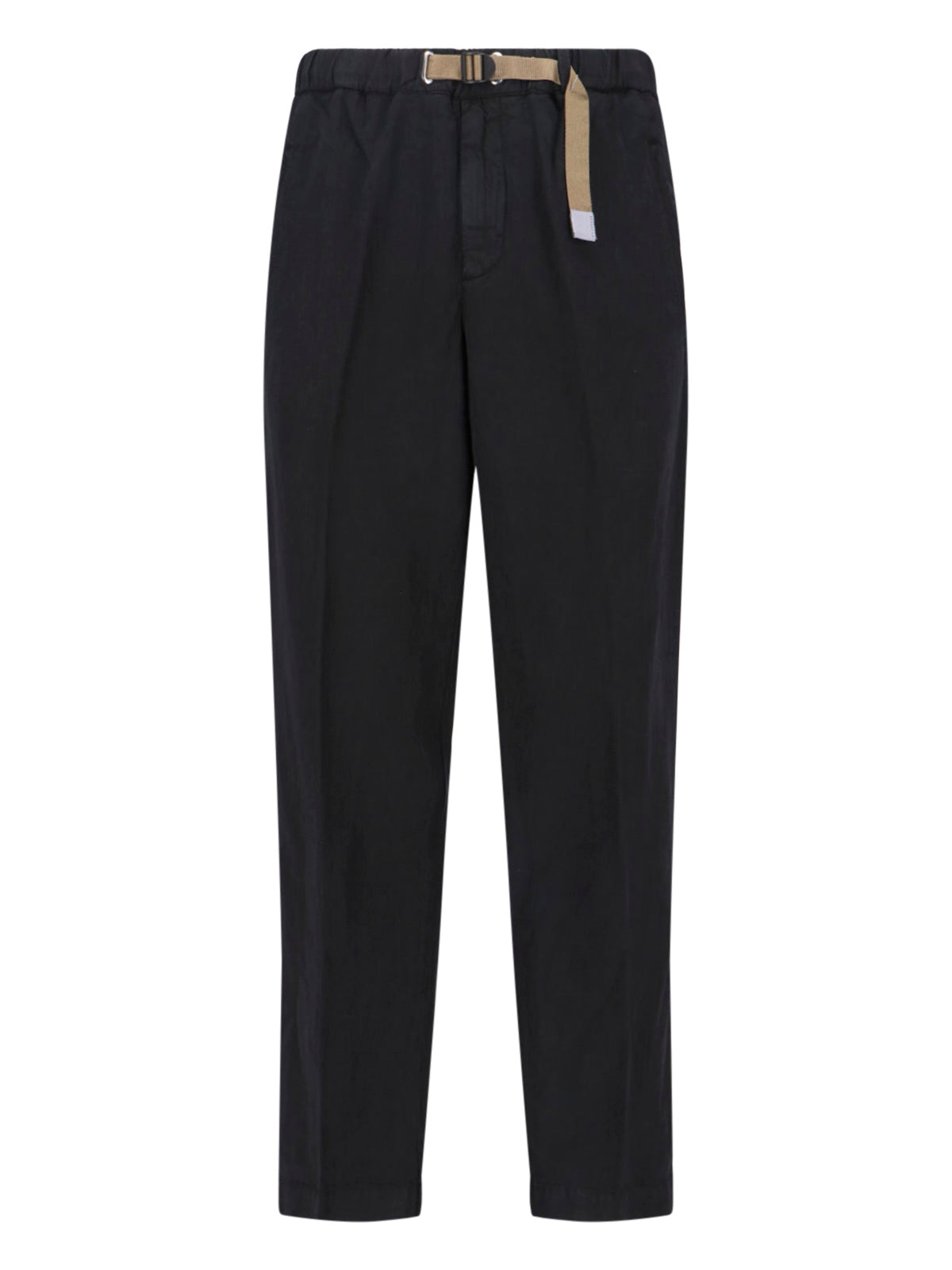 Mid-Rise Straight-Leg Pants with Adjustable Waist