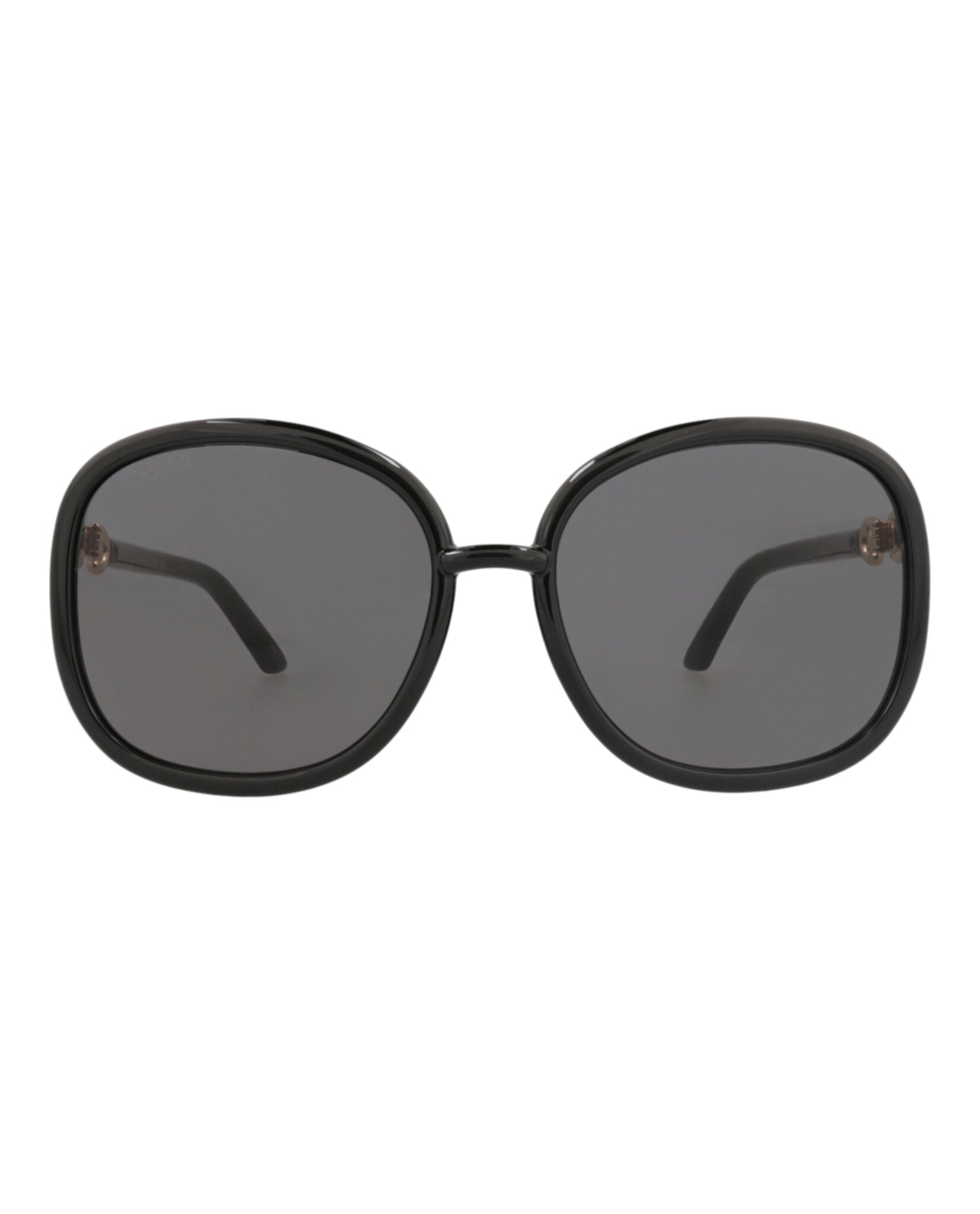 Square-Frame Injection Sunglasses