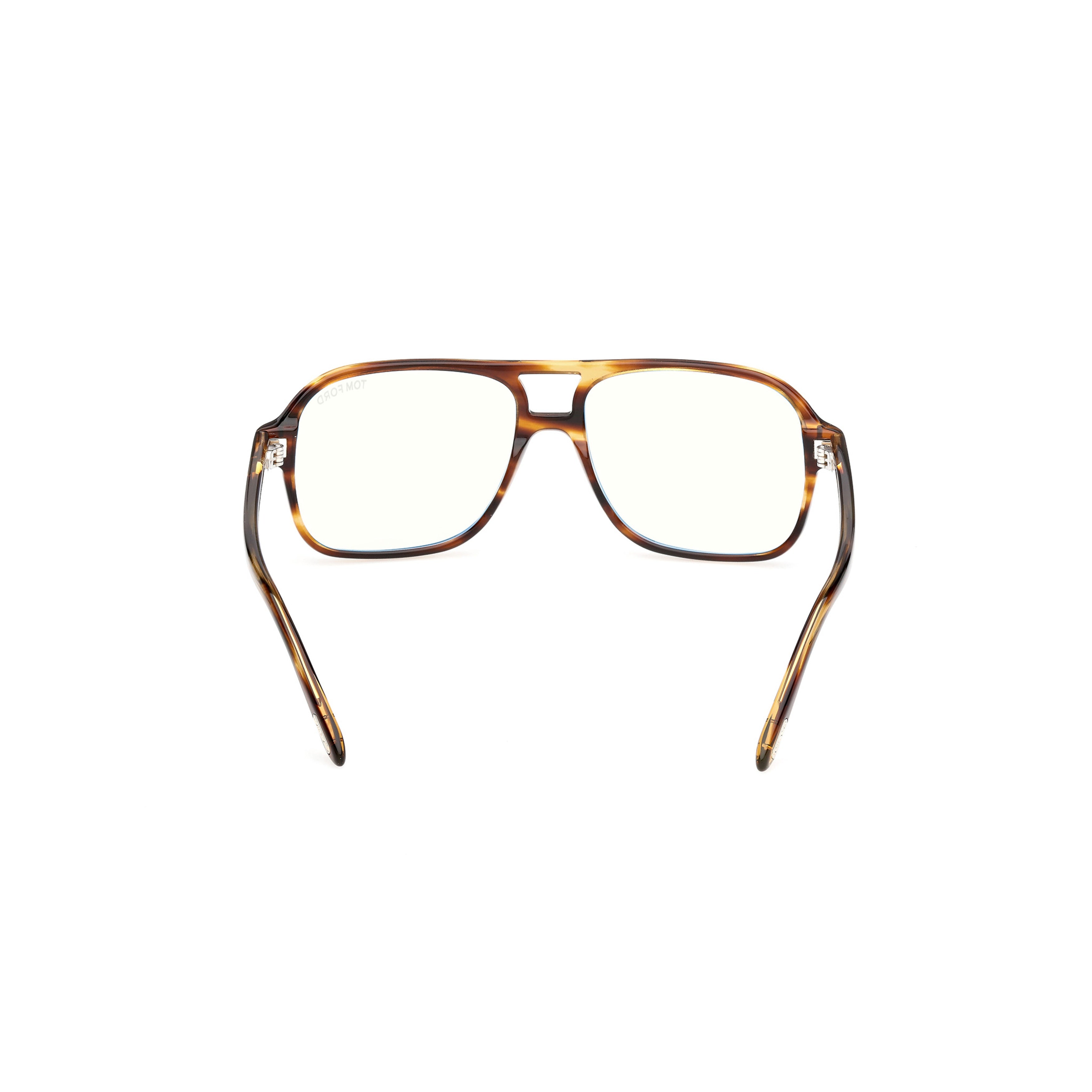Ft6058-B Rectangular Tortoiseshell Frame Eyeglasses