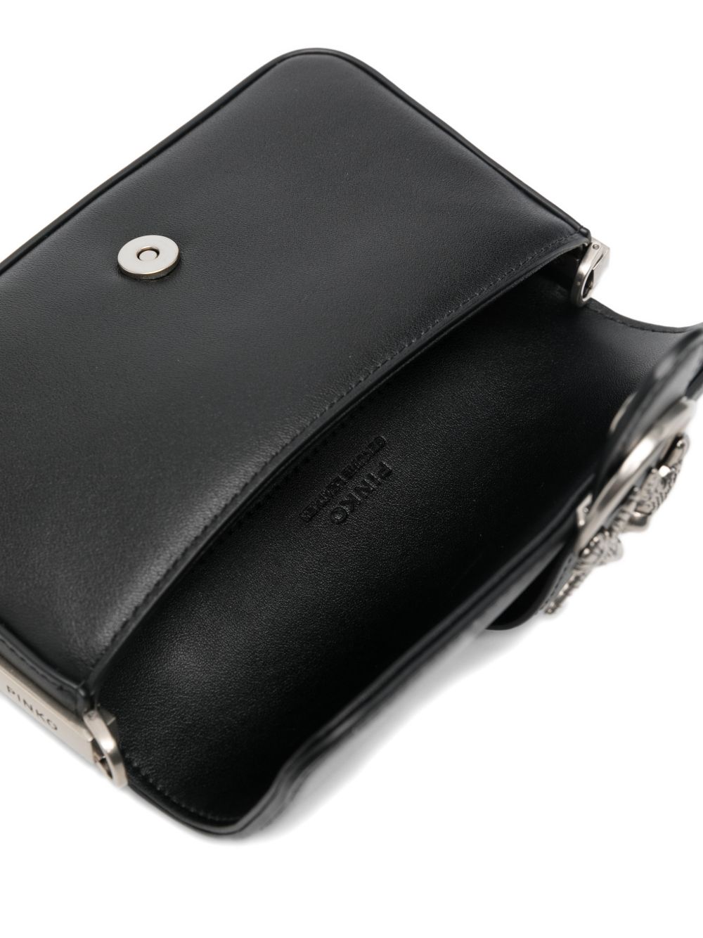Rectangular Black Leather Bag