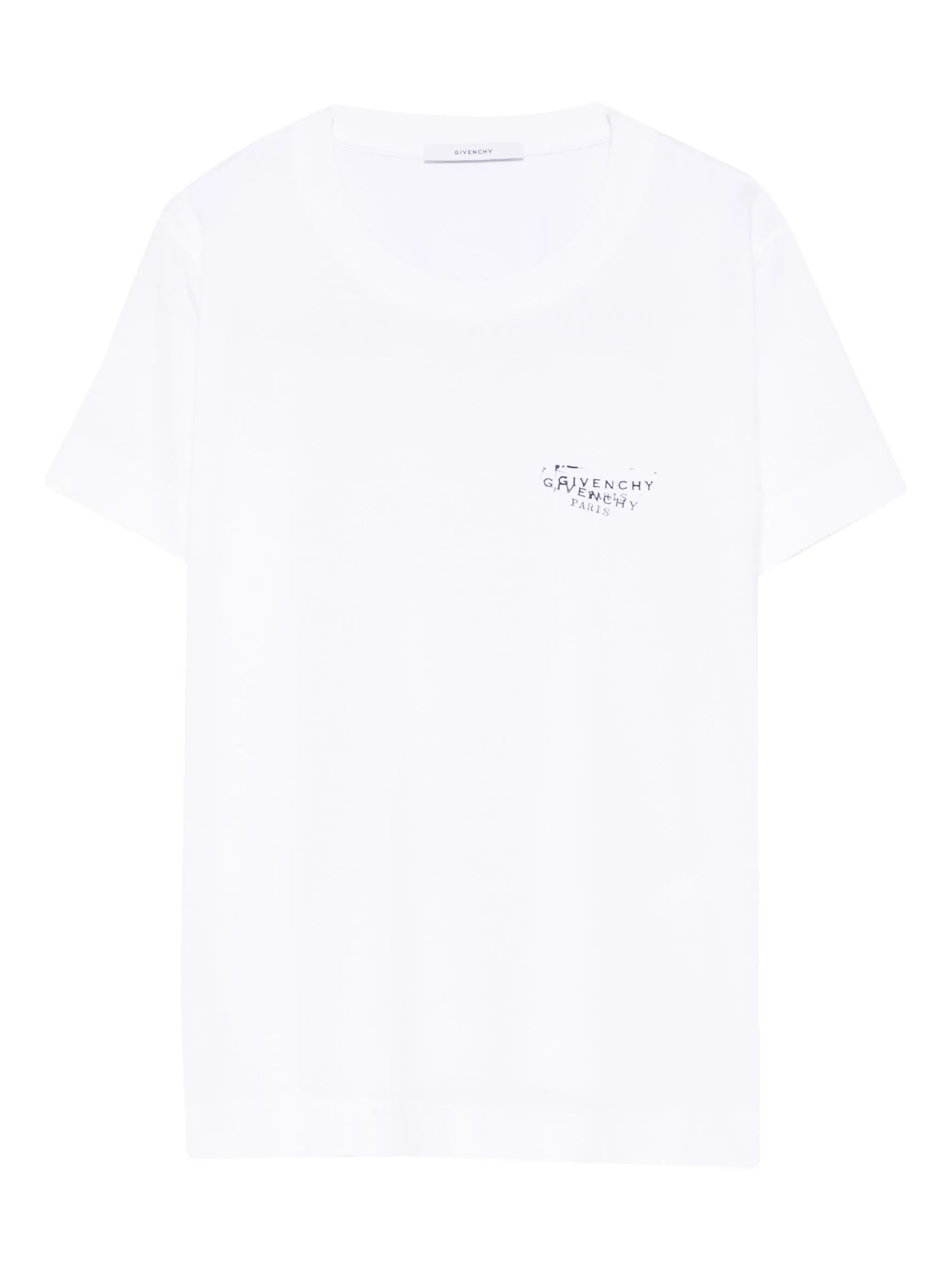 Regular Fit White Cotton Minimalist T-Shirt