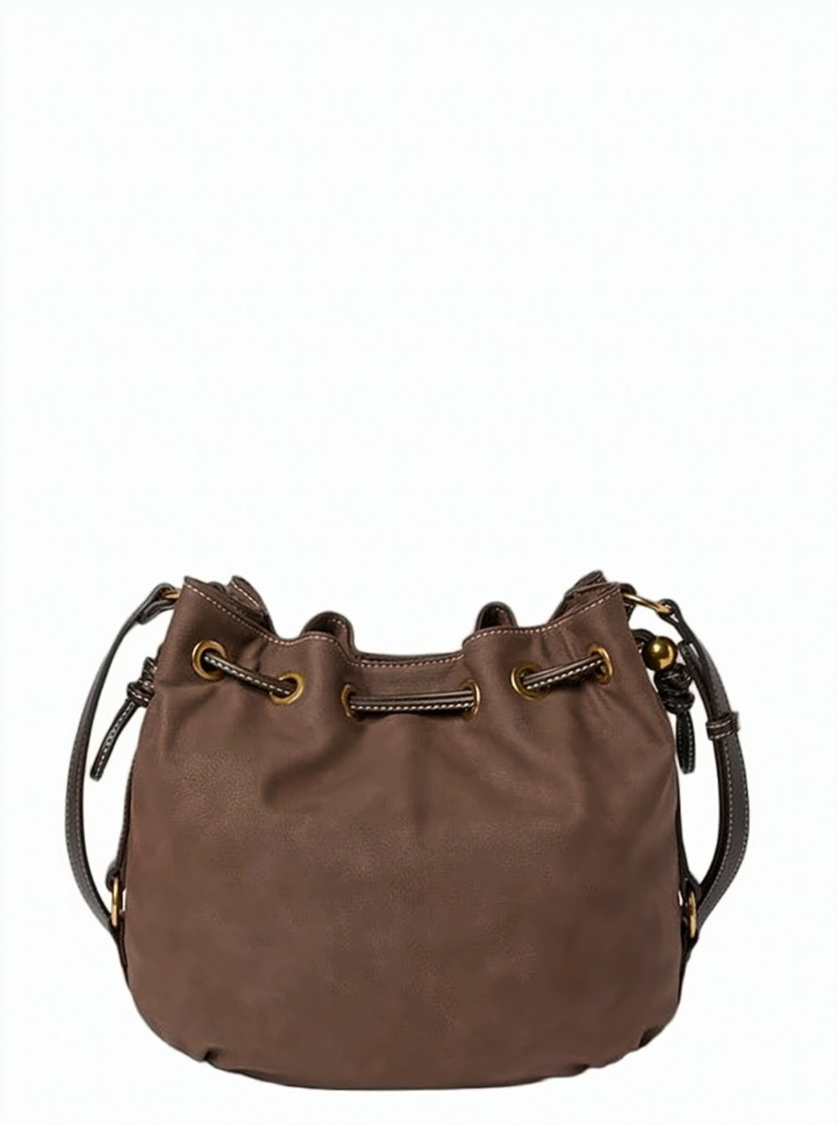 Bucket Drawstring Shoulder Bag