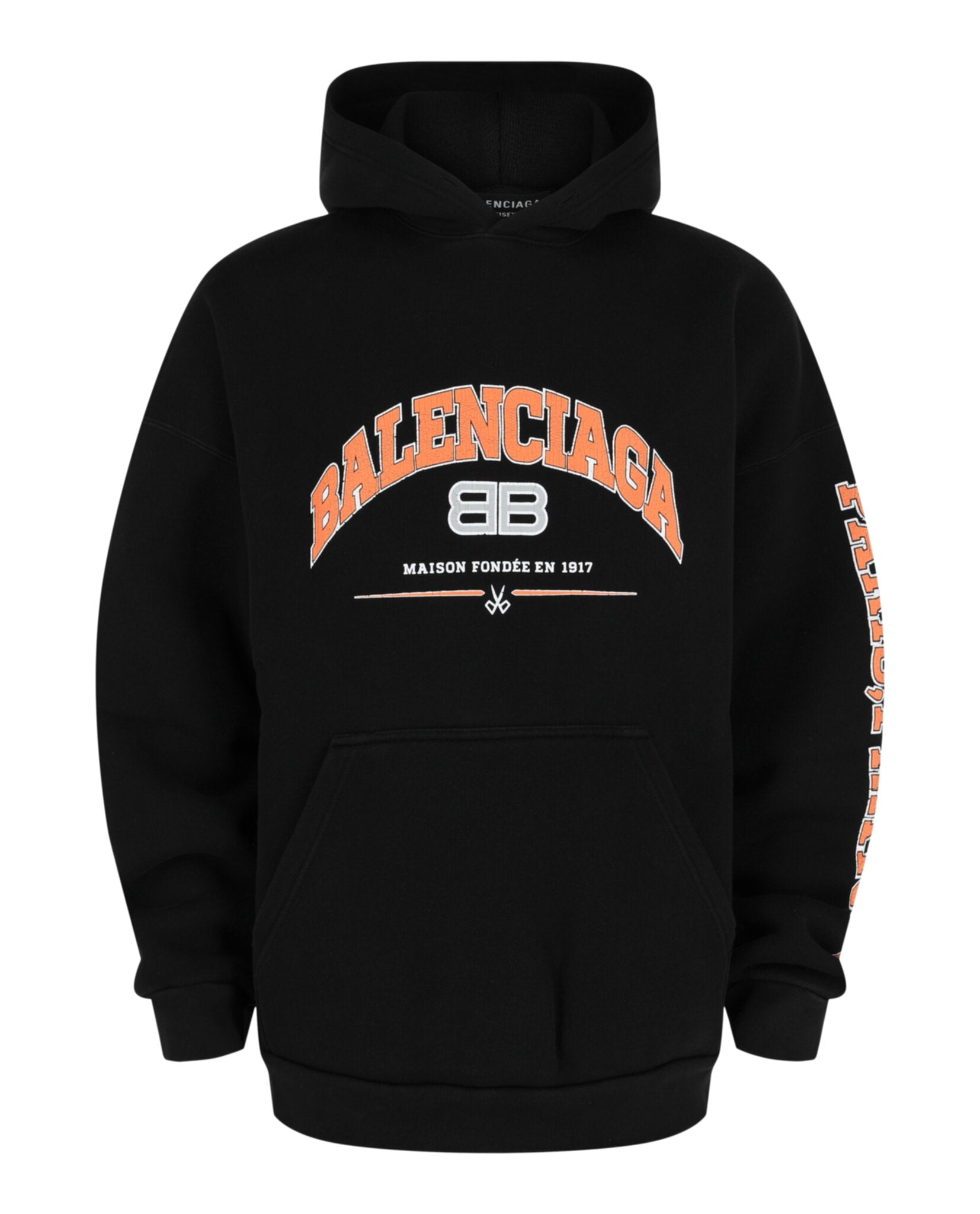 Oversized Logo Print Hoodie