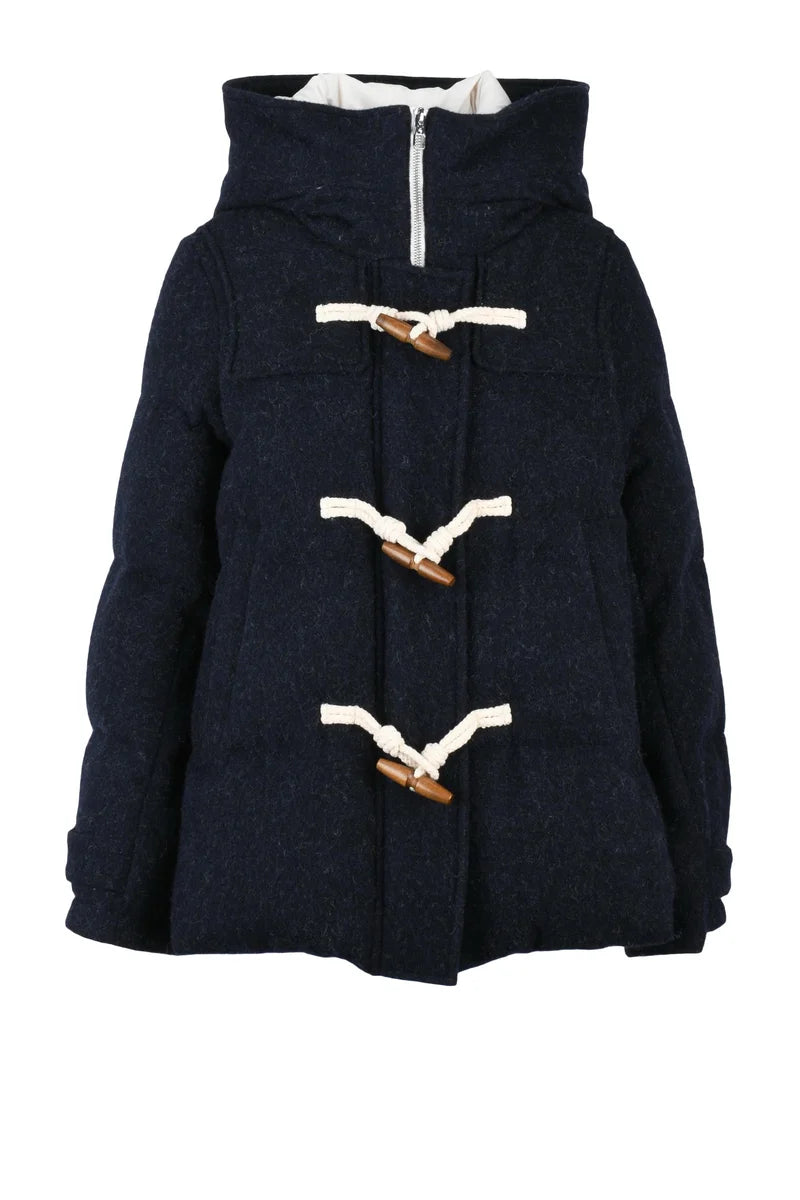 Down Coat - Blue