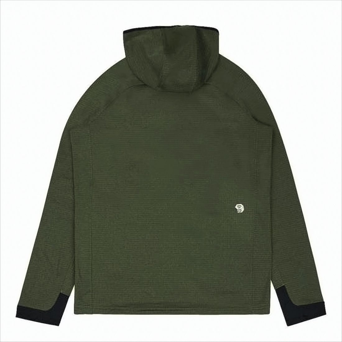 Textured Hooded Jacket with Contrast Pocket Details