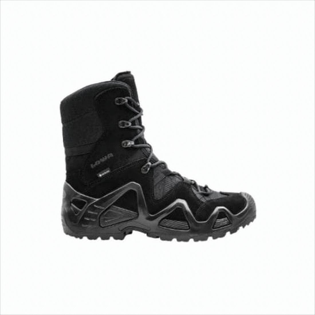 High-Top Suede and Rubber Boots with Rugged Sole