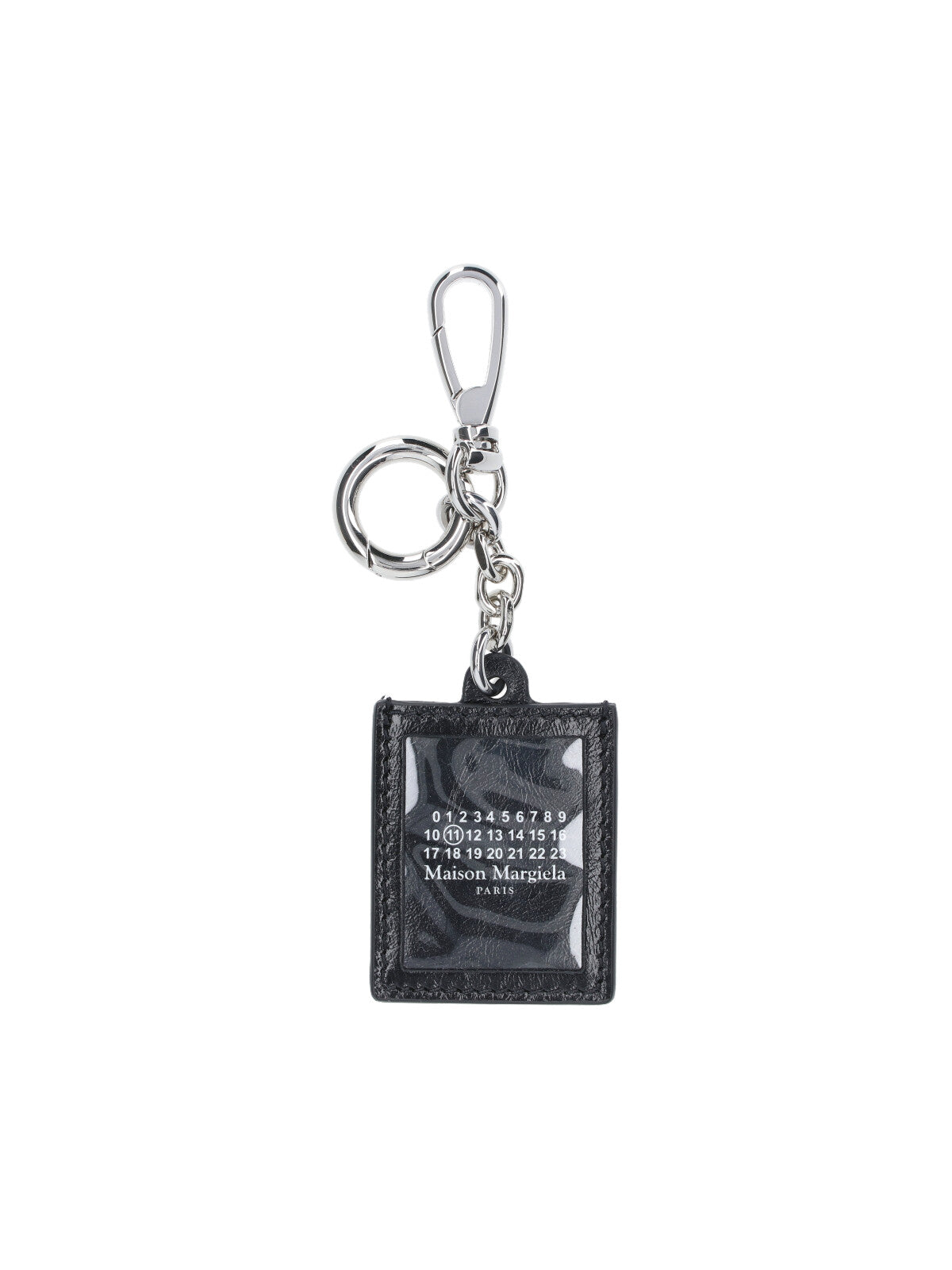 Keychain In Black Calfskin