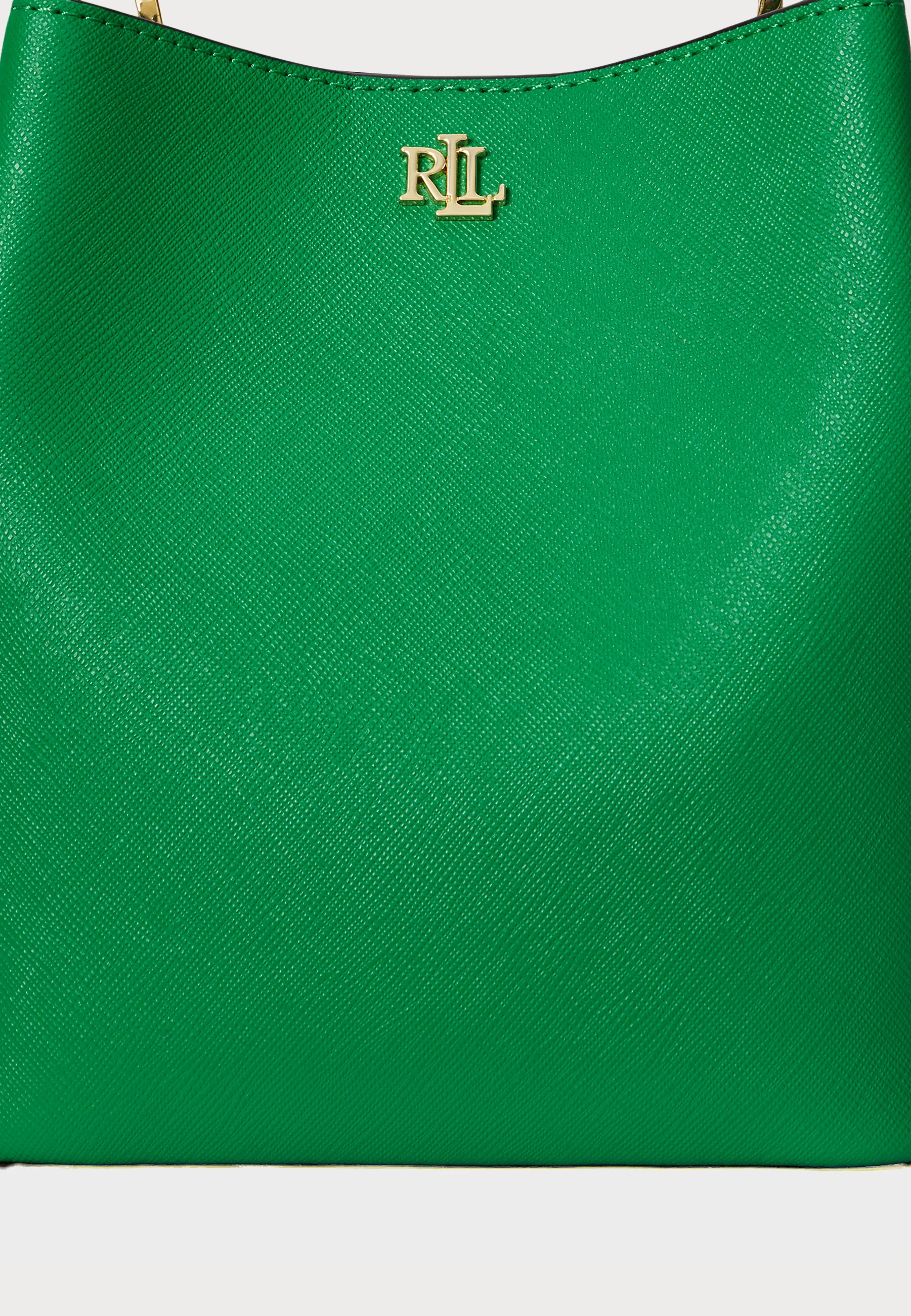 Green Reese Small Silk Bucket Bag