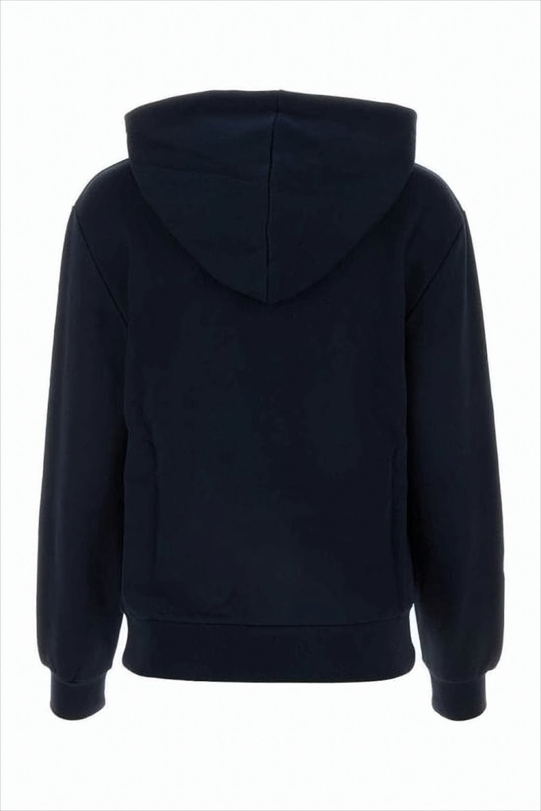 Cropped Hoodie with Drawstring Hood