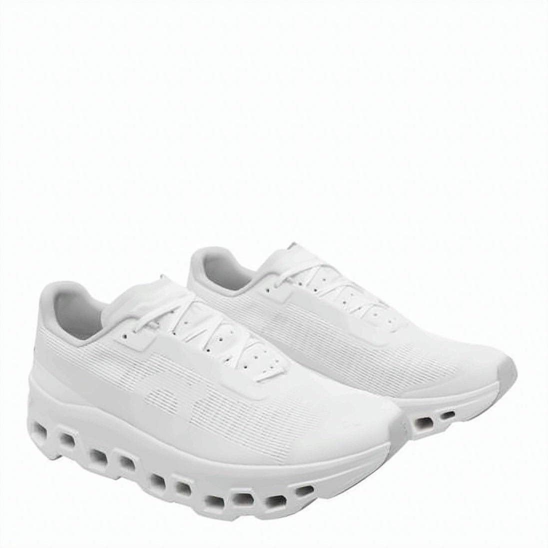 Innovative White Sneaker with Breathable Textile Upper