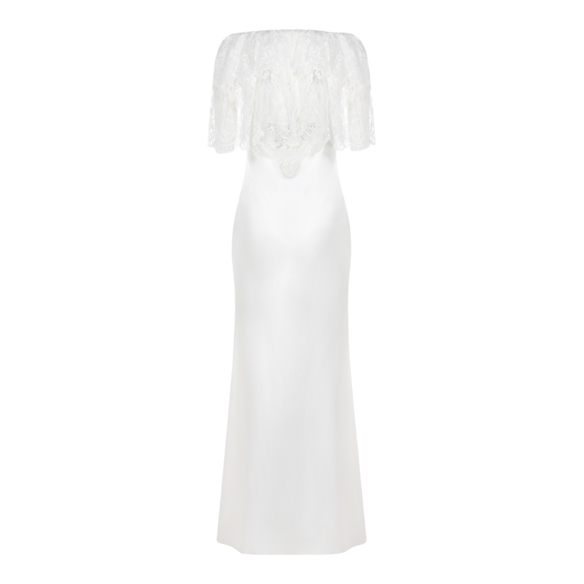 Maxi Dress with Lace Overlay