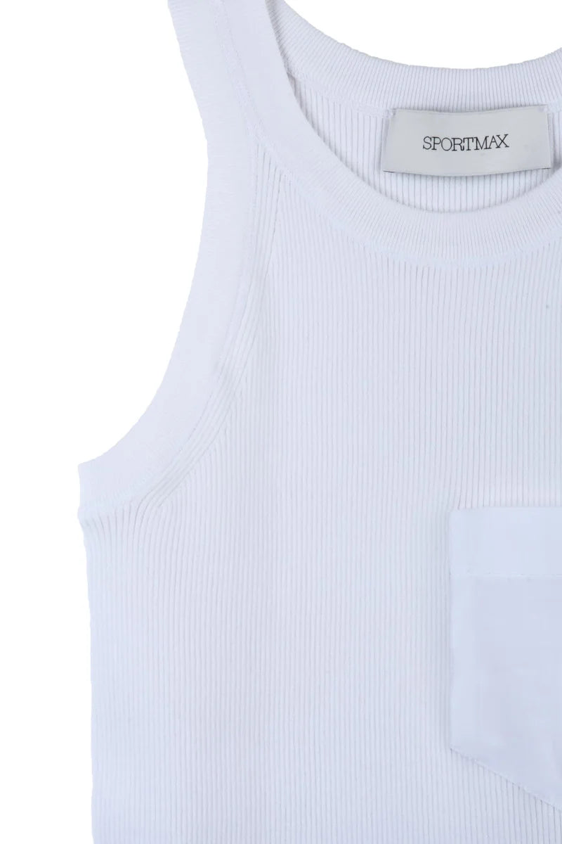Aia Viscose and Polyester Top - White