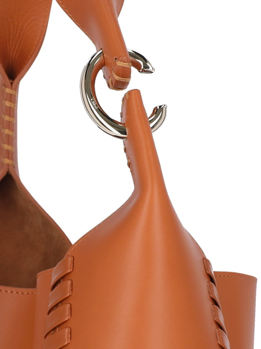 Logo Shoulder Bag – Brown
