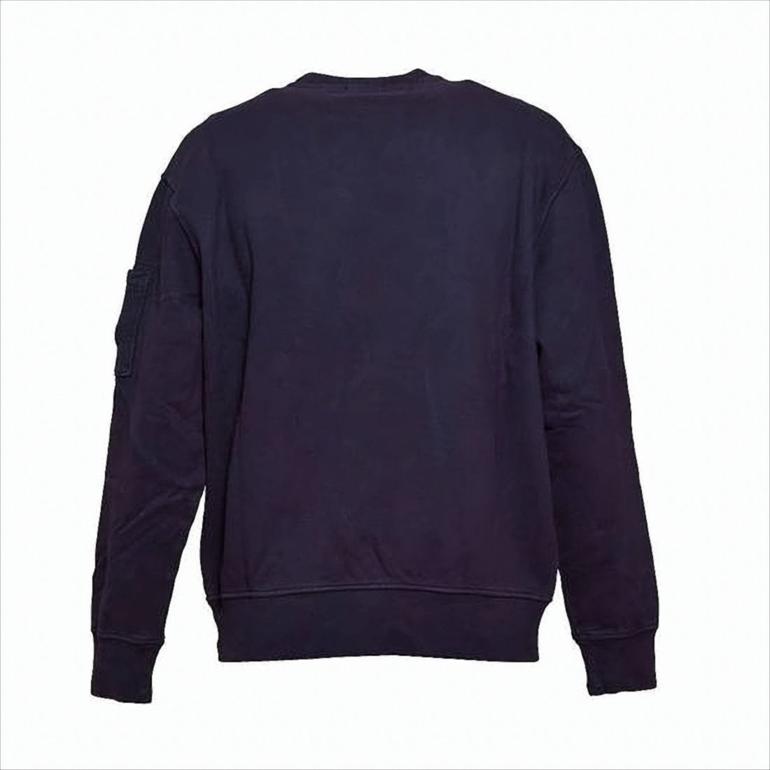 Long-Sleeve Crewneck Sweatshirt With Distinctive Pocket Detail