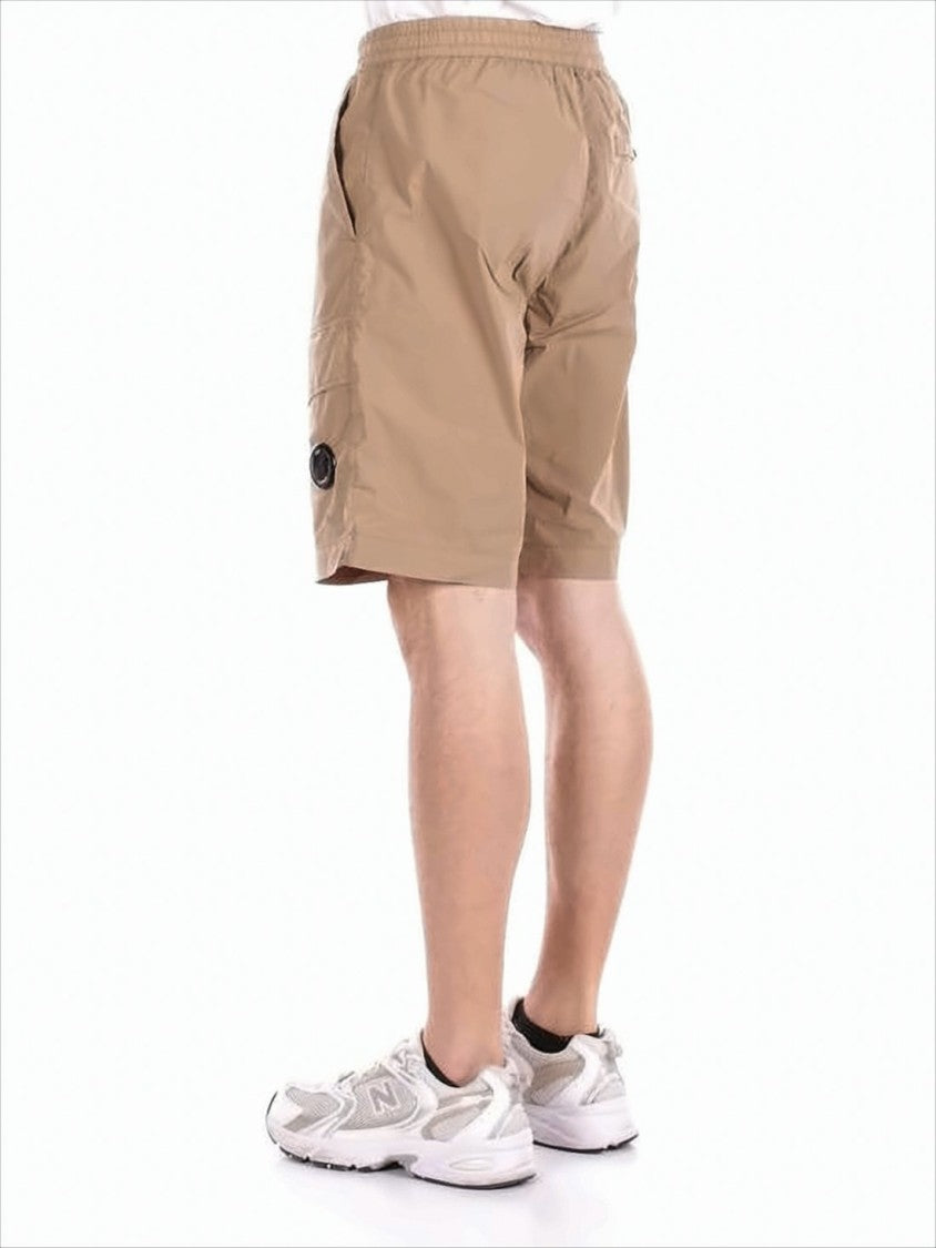 Mid-Thigh Length Relaxed Fit Shorts with Functional Pockets