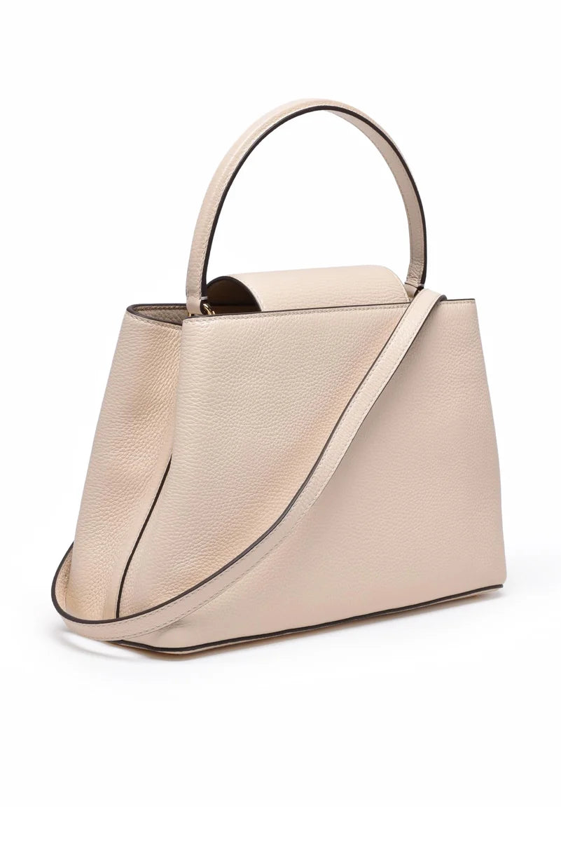 Britten Satchel Tote Bag - Cream