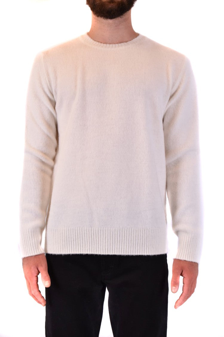 Soft White Wool Sweatshirt