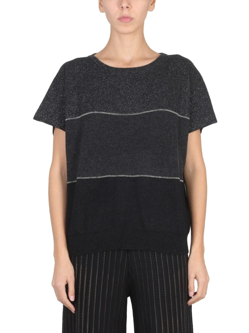 Color Block Knit Top