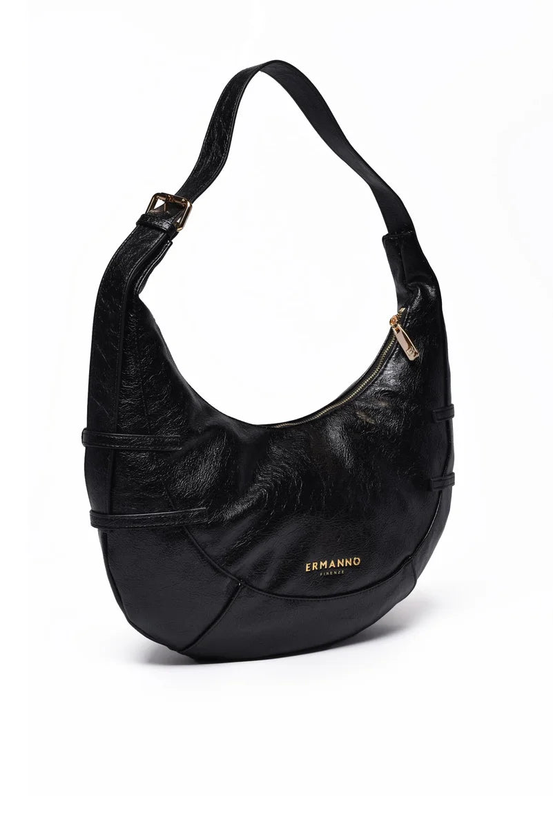 Teal Hobo Bag Medium - Black
