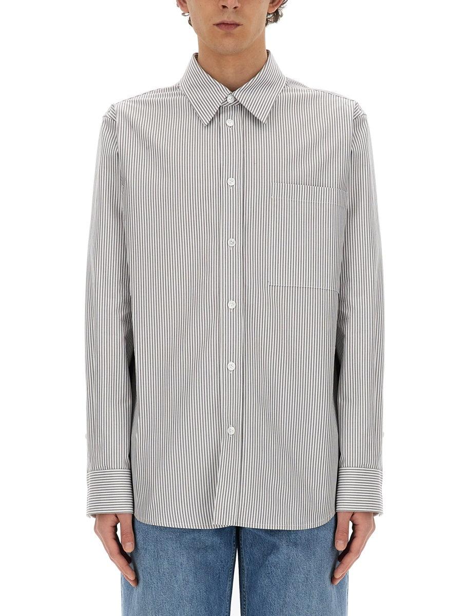 Classic Cotton Shirt with Structured Collar