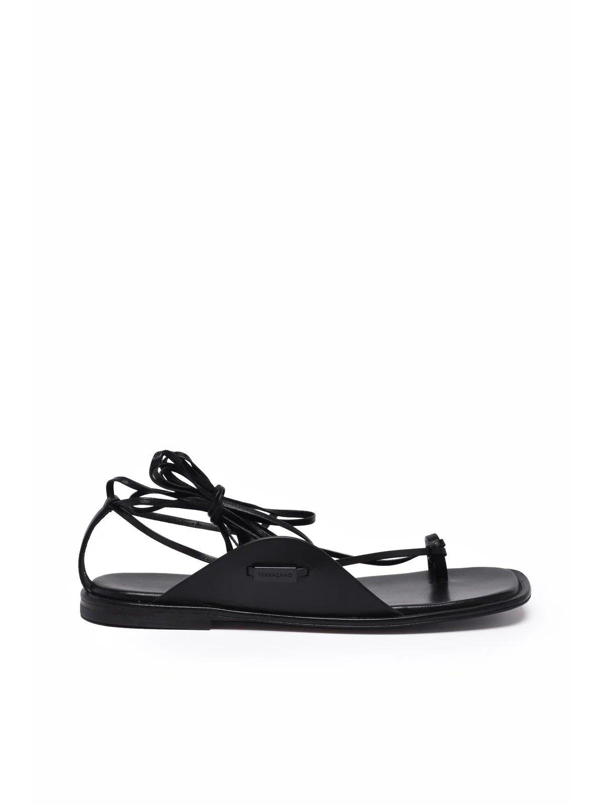 Agena Flip-Flop Sandals - Black