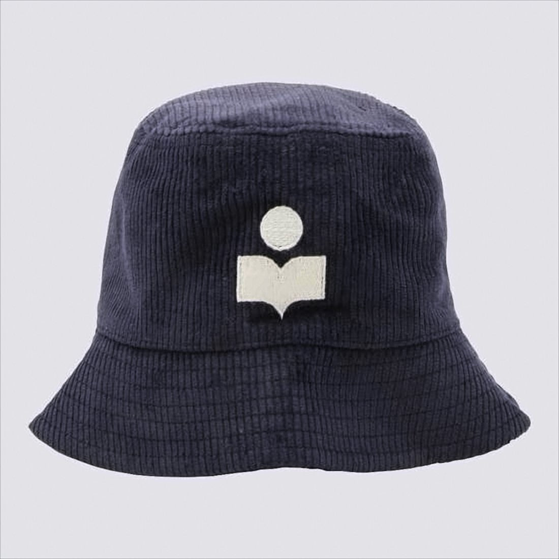 Textured Corduroy Bucket Hat with Embroidered Logo