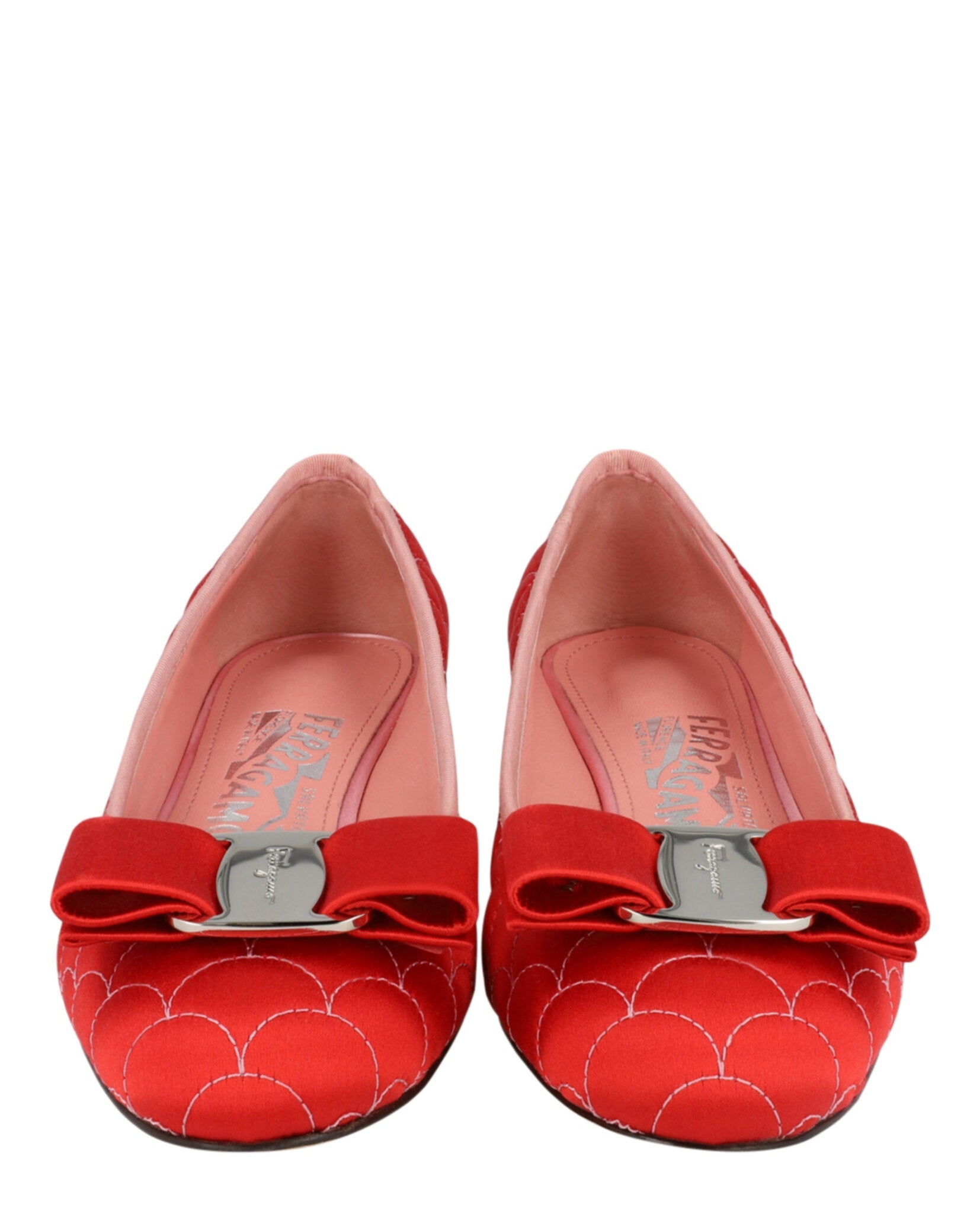 Vara Bow Satin Pumps