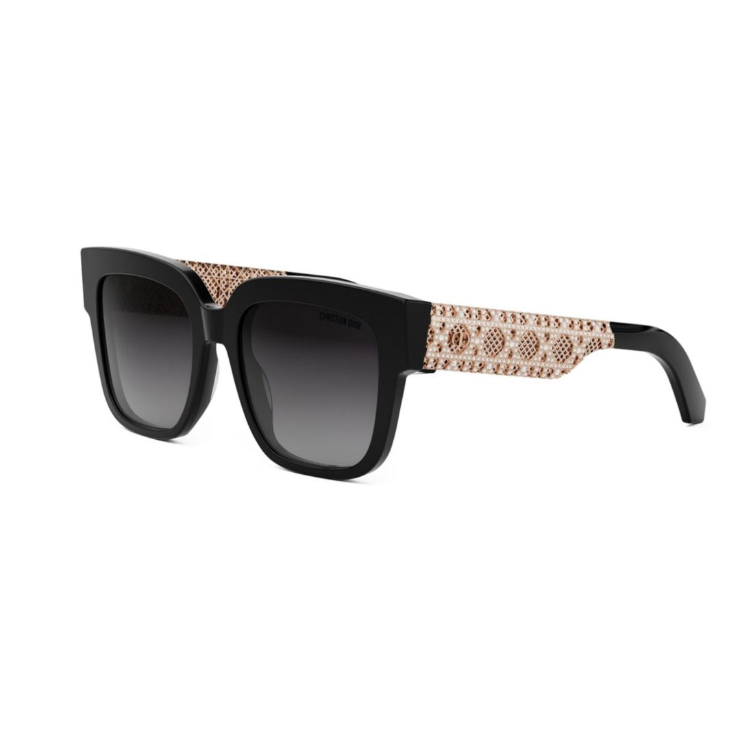 Esille S1i Oversized Black Square Sunglasses