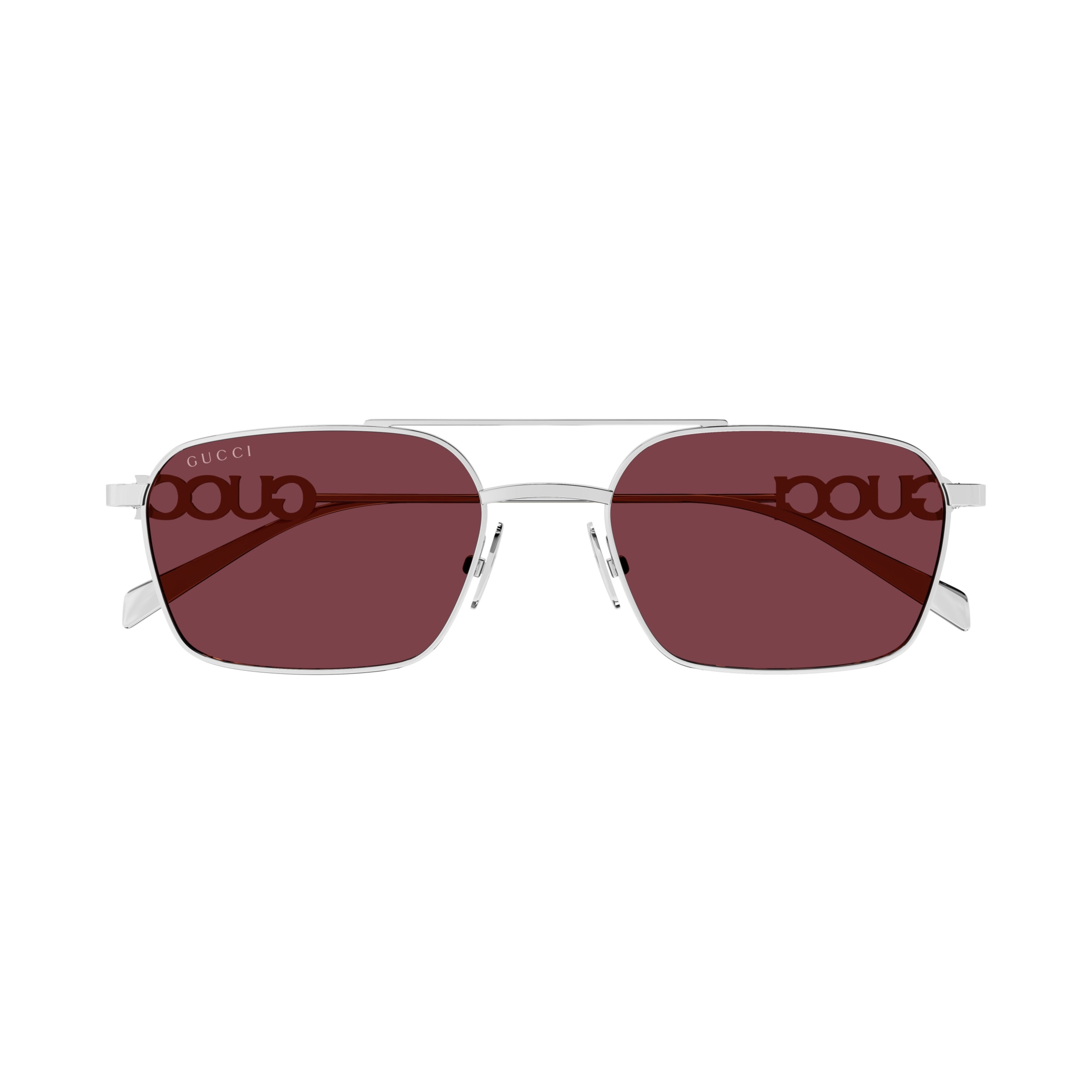Gg1804s Rectangular Deep Burgundy Sunglasses