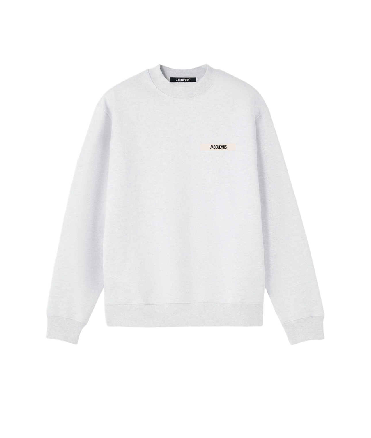 Soft-Cut Sweatshirt with Gros-Grain Logo Detail