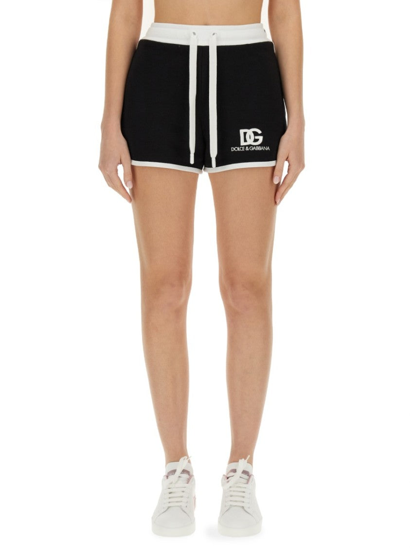 Shorts With Logo Embroidery