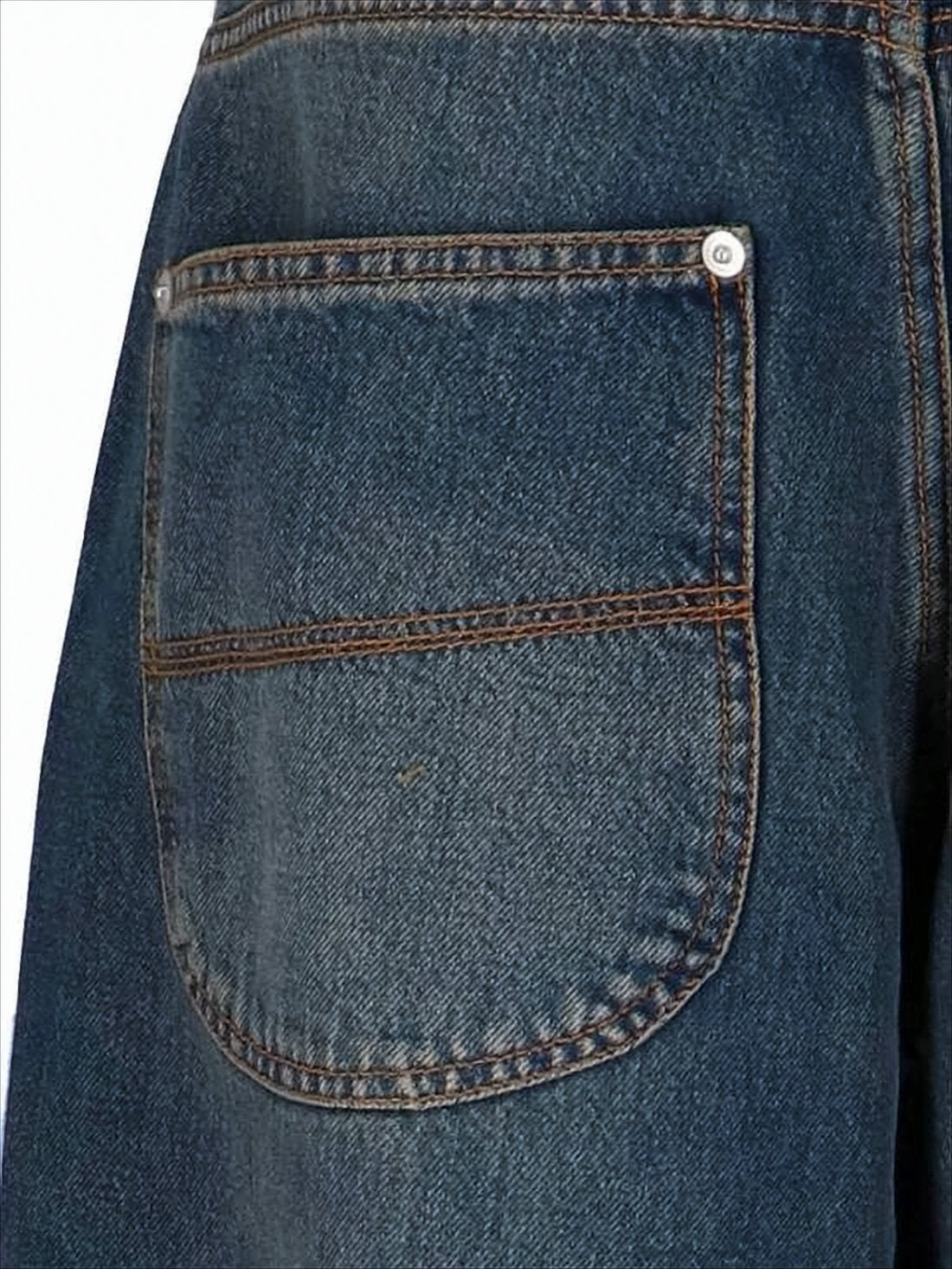 Relaxed Fit Straight-Leg Denim Pants