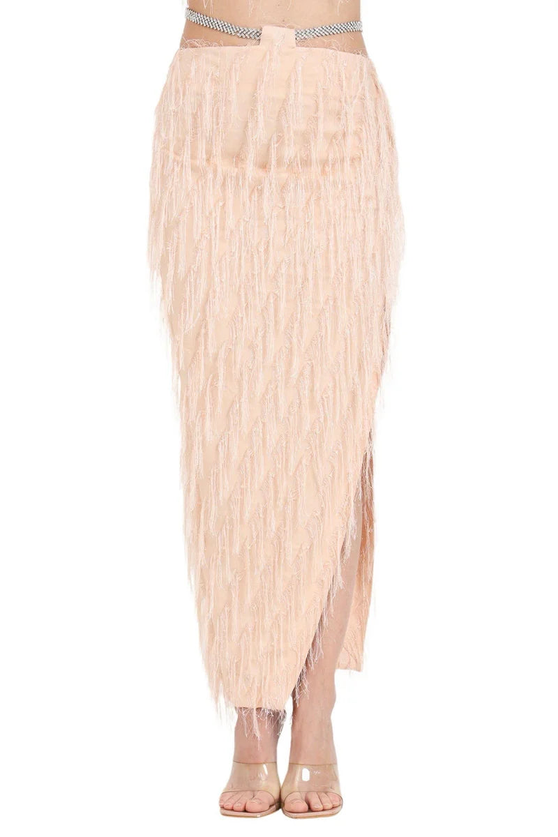 Long Skirt Side Slit - Multicolor