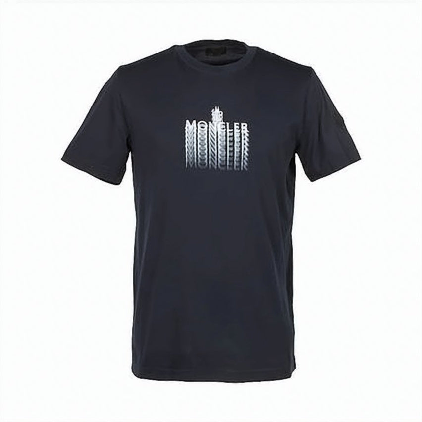 Graphic Print Short-Sleeved Moncler T-Shirt