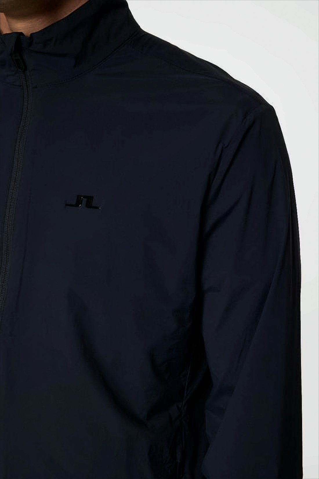 Black Jacket With Clean Front Zipper