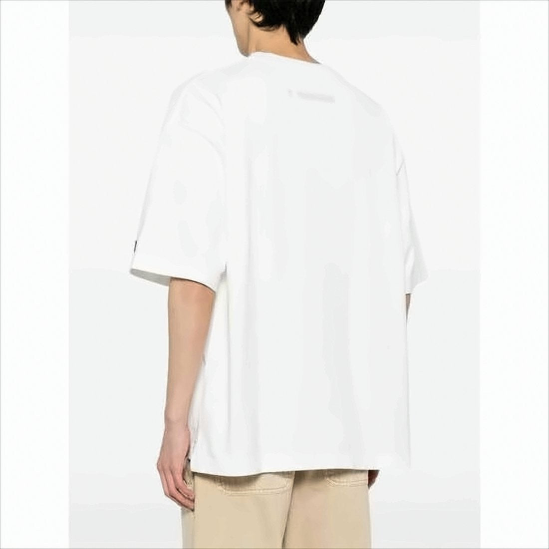 Oversized Short-Sleeve T-Shirt With Playful Smiley Face Graphic