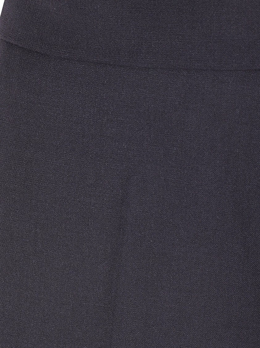 Tailored Black Trousers With Structured Waistband