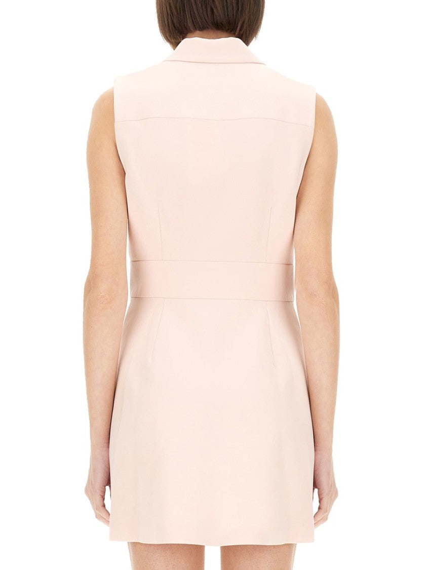 Mini Dress With Spear Lapels