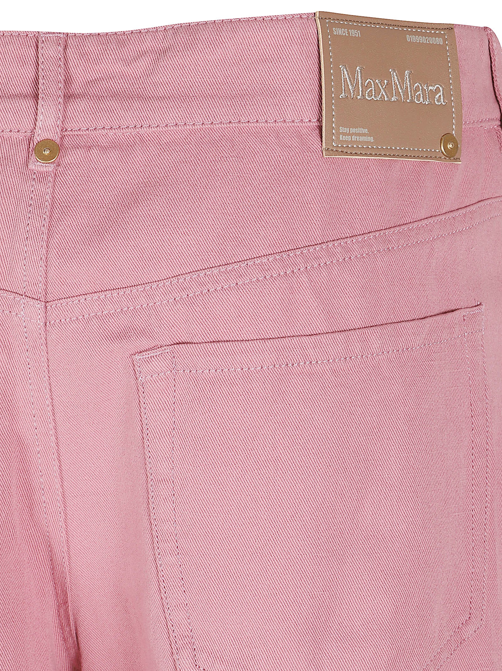 Relaxed Straight-Leg Trousers with Five-Pocket Styling