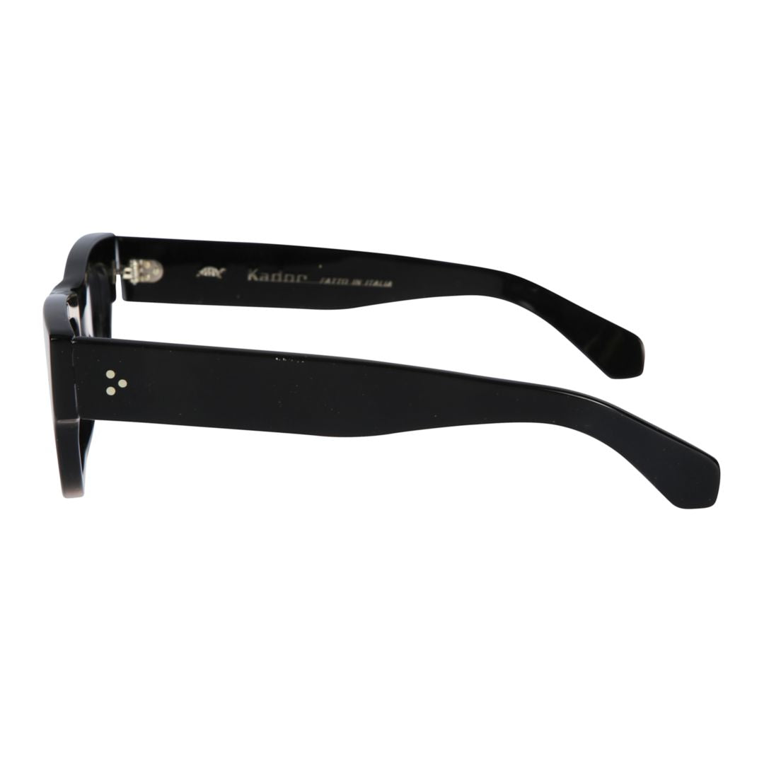 Timeless Bold Rectangular Sunglasses with Glossy Black Finish