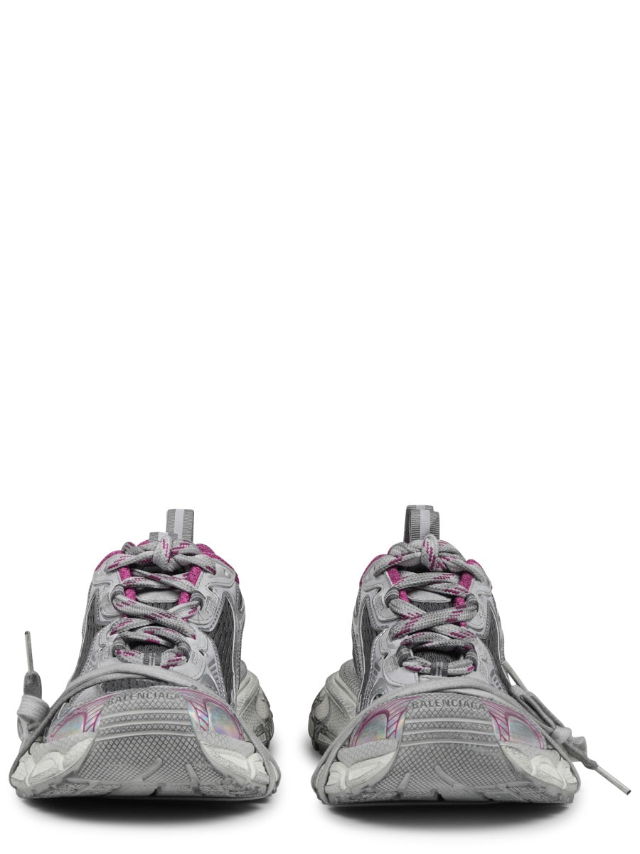 Layered Chunky Sneakers With Vibrant Accents