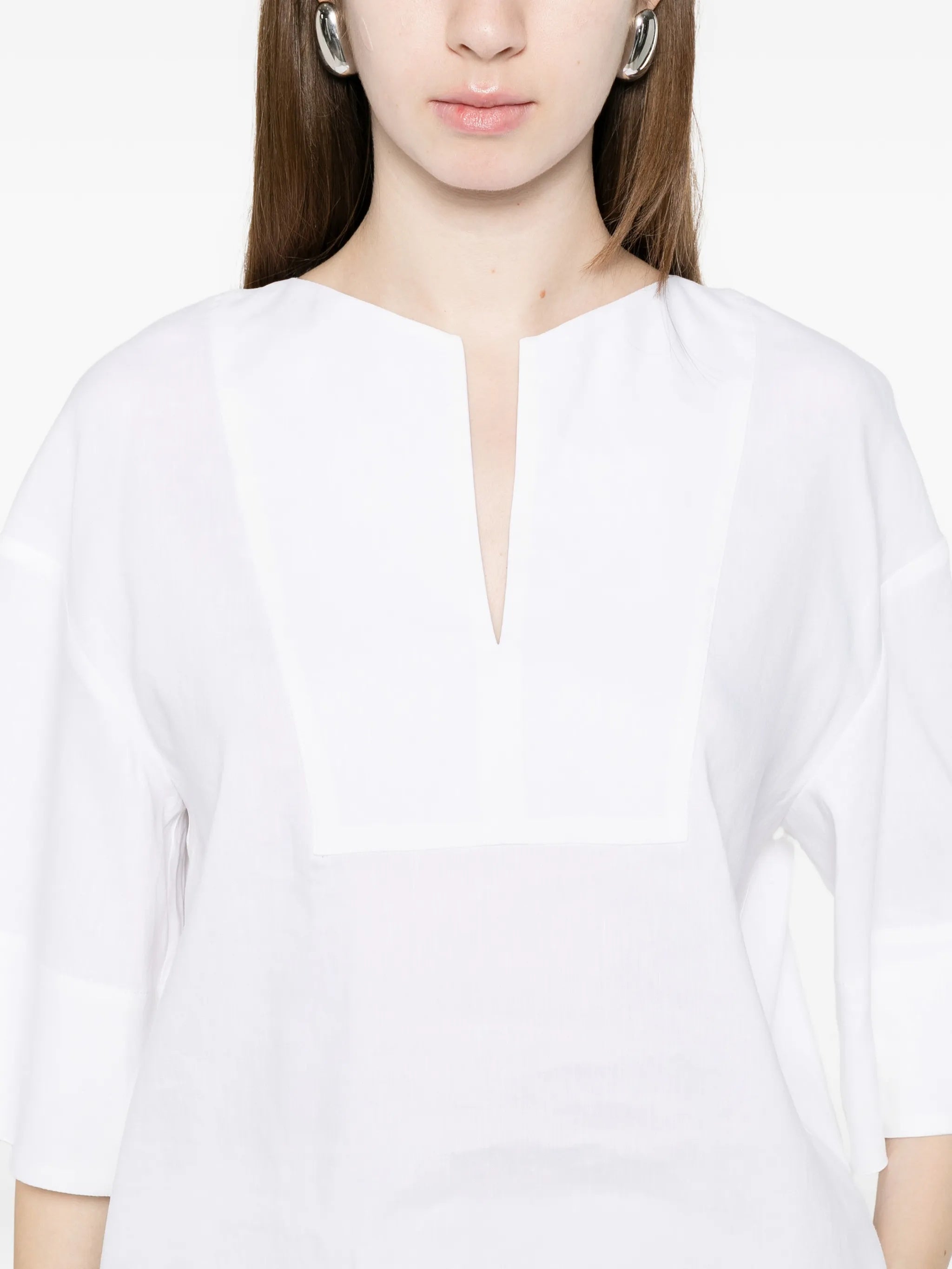 White Mxpsospir Boxy Cotton Top