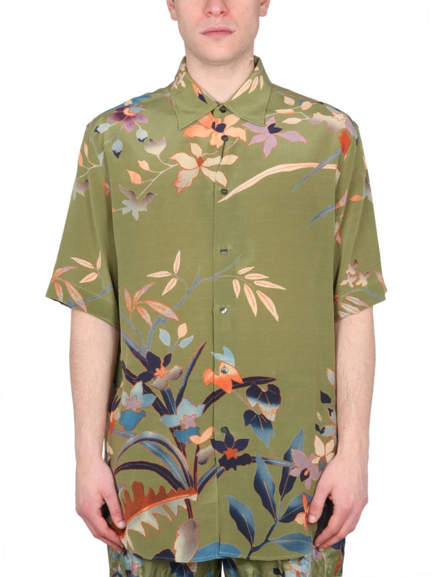 Vibrant Floral Print Shirt