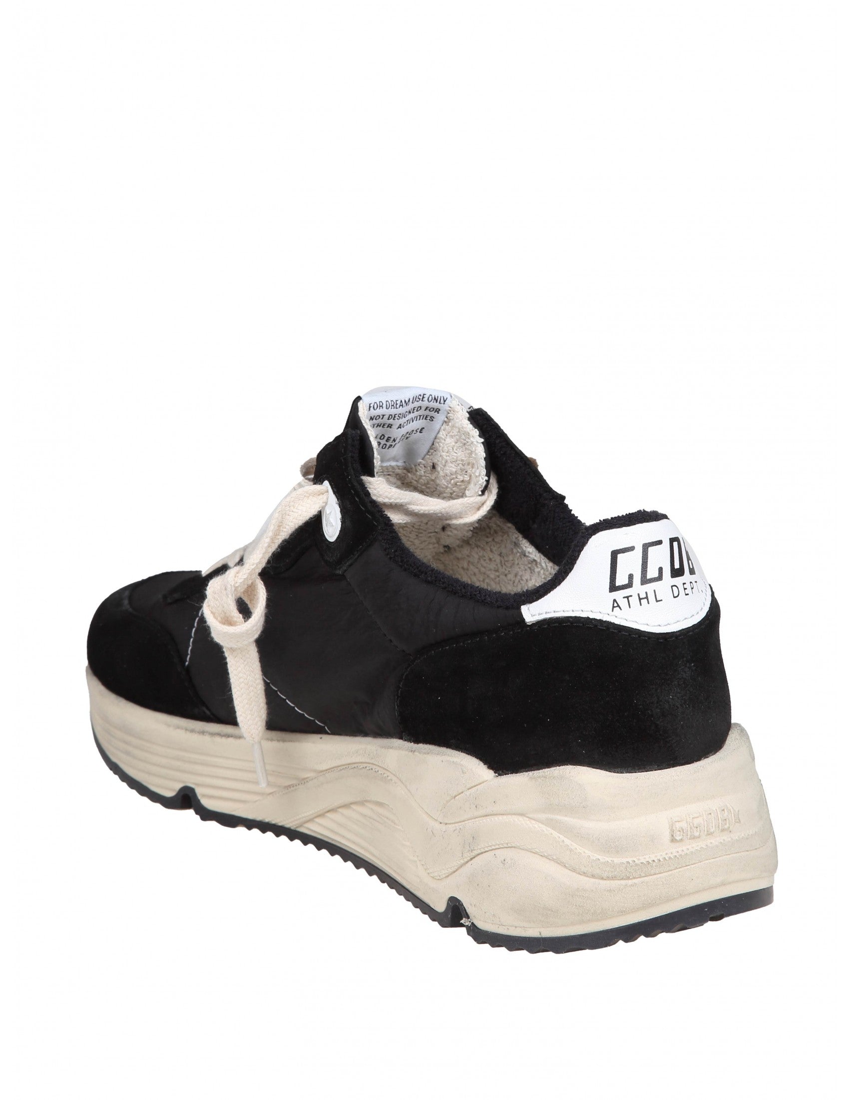 Running Sun Sneakers In Suede Color Black/White